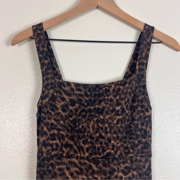 NWT Good American Leopard Print Bodycon - Picture 4 of 7